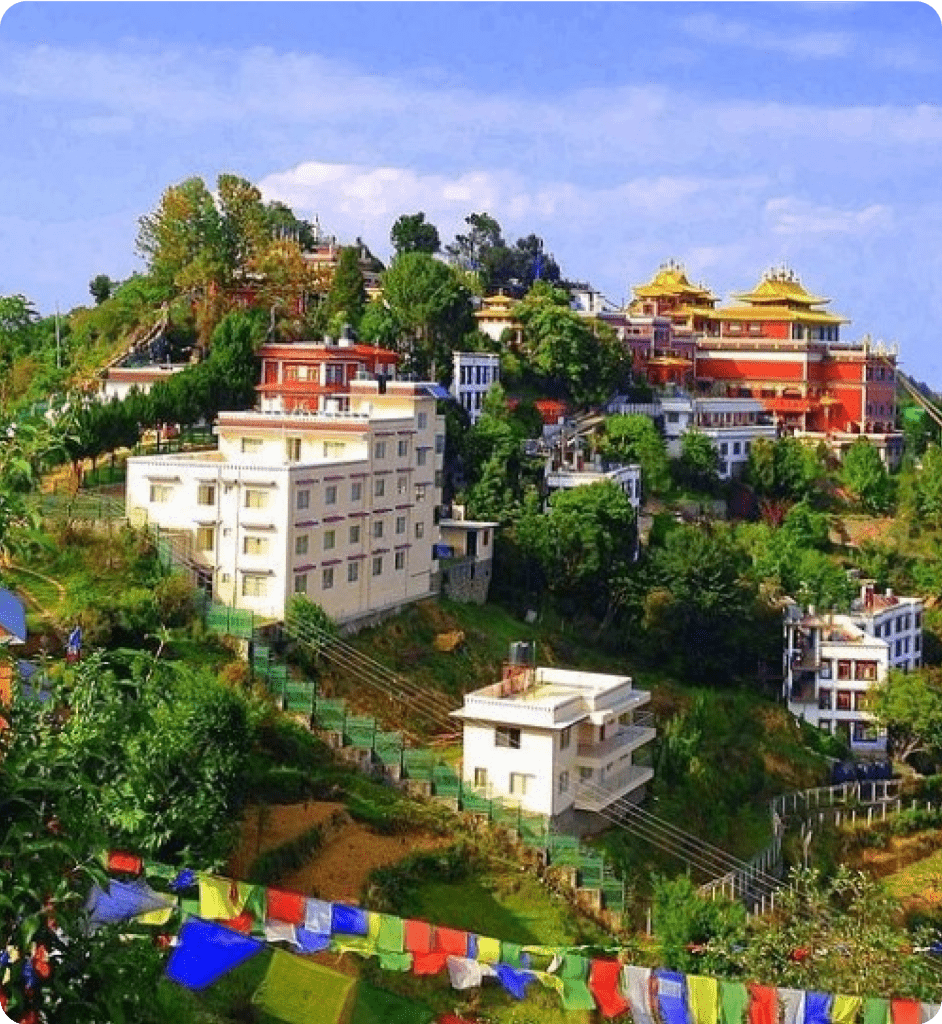 the historic newar town of banepa